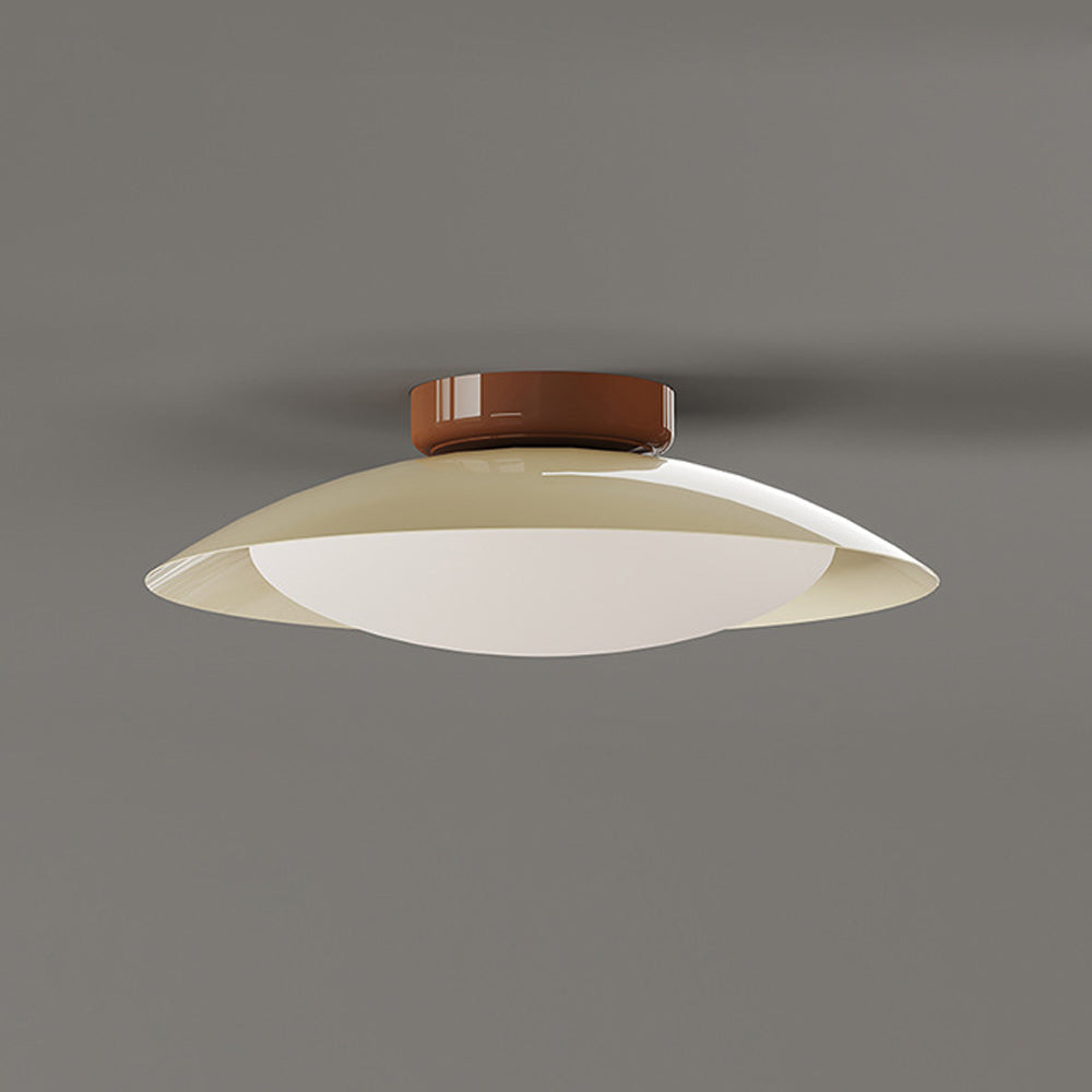 Modern Vintage Cream Iron Ceiling Light