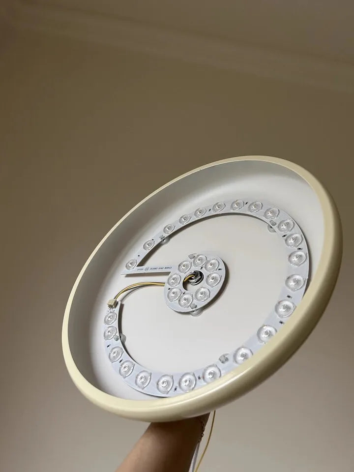 Retro Round Wood Ceiling Light