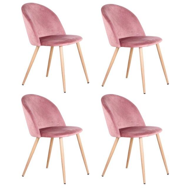 Chaises Scandinaves Velours