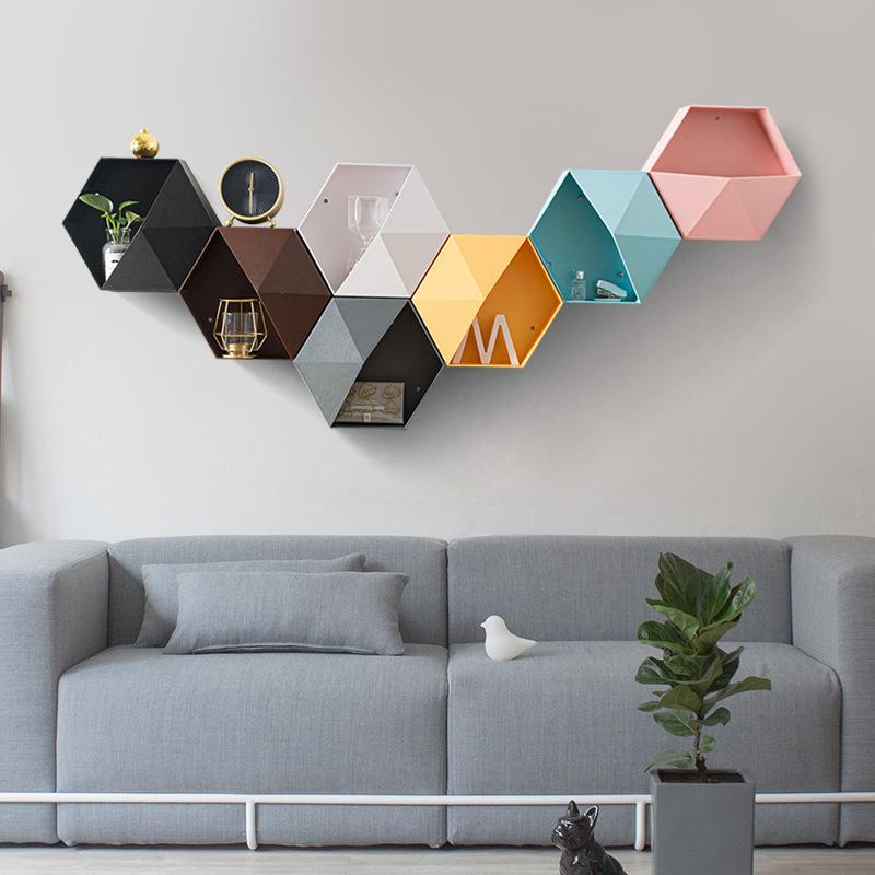 Étagère Murale Scandinave Design Moderne - Noir