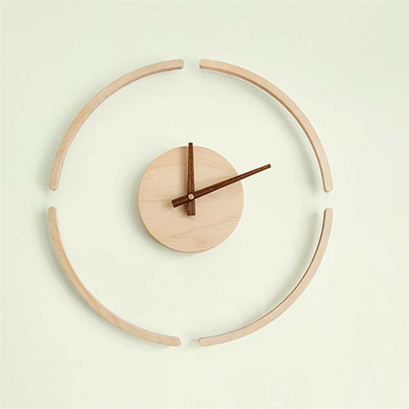 Horloge Scandinave Bois