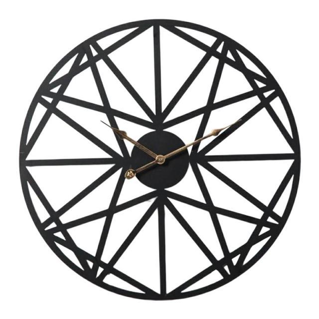 Horloge Scandinave Noir Design