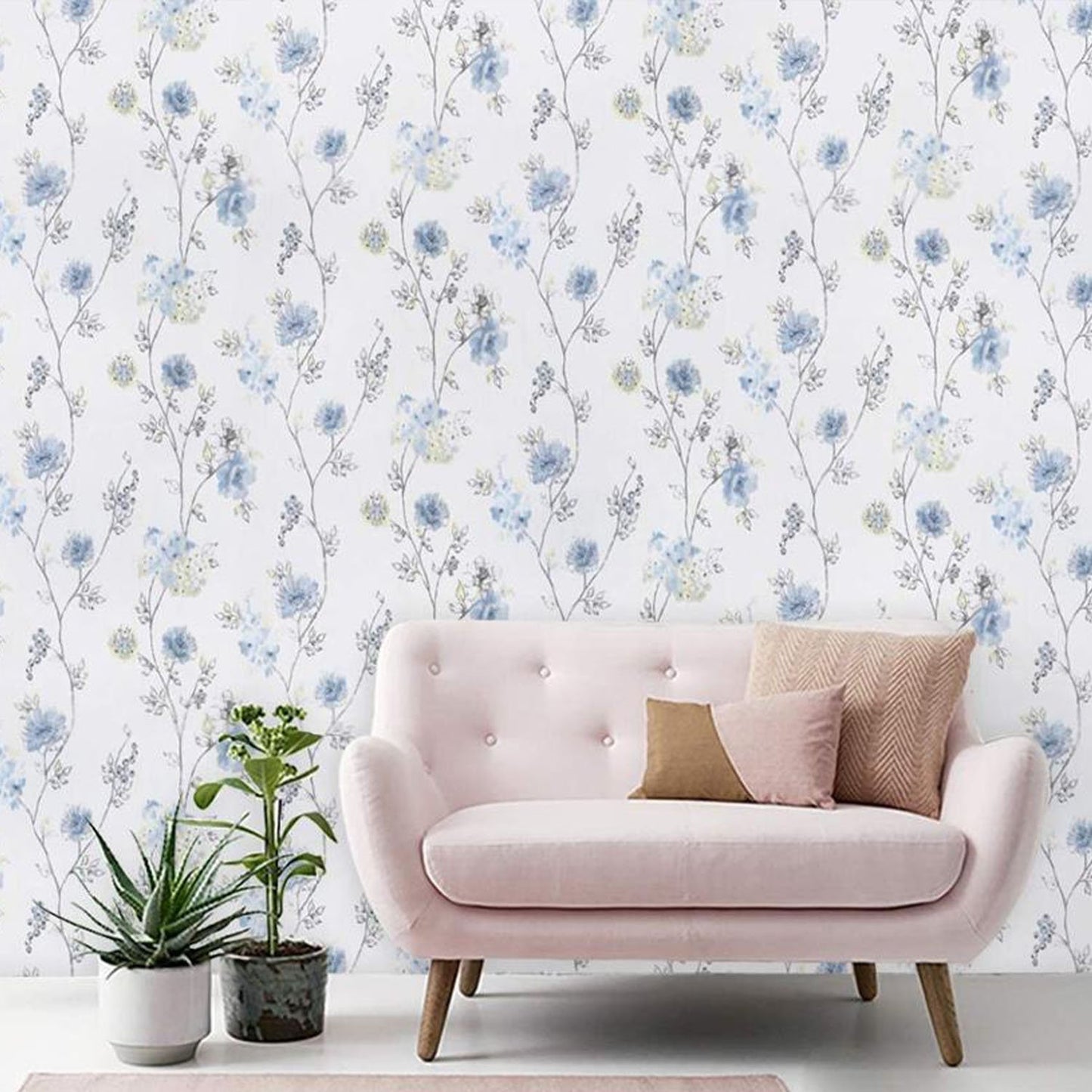 Papier Peint Scandinave Fleur Vintage