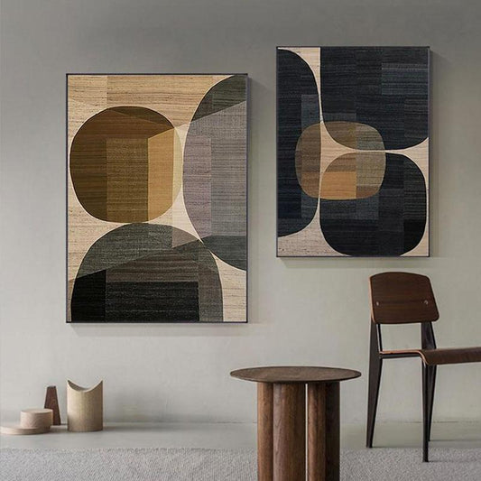 Tableau Scandinave Géométrique Moderne