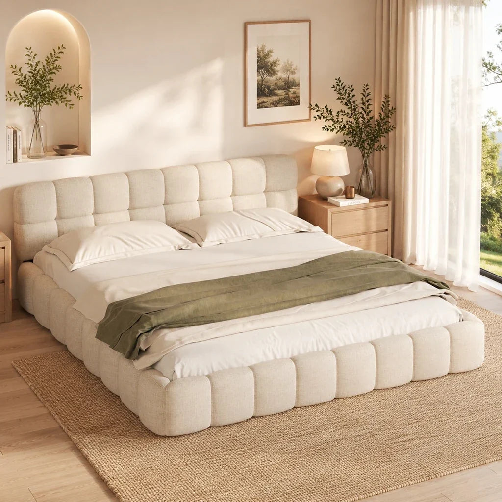 Upholstered Double Padded Bed