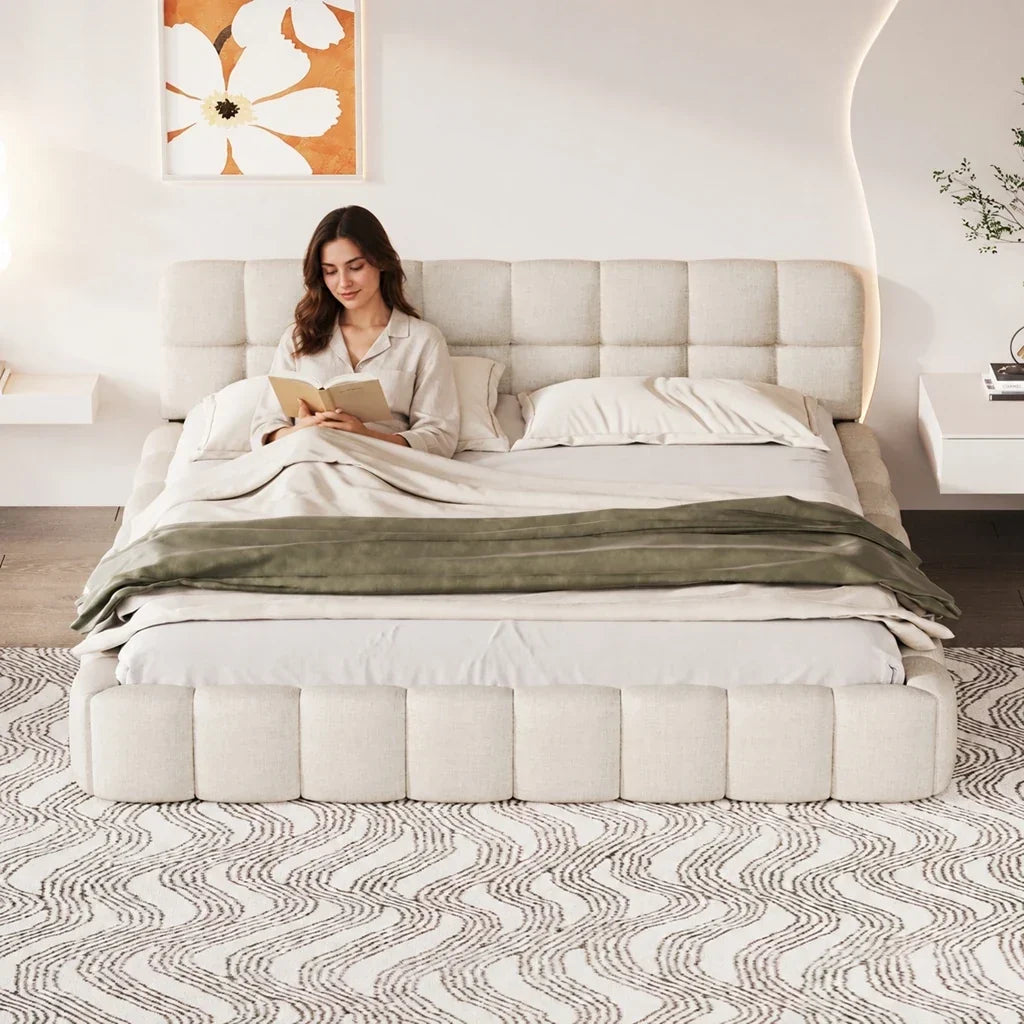 Upholstered Double Padded Bed