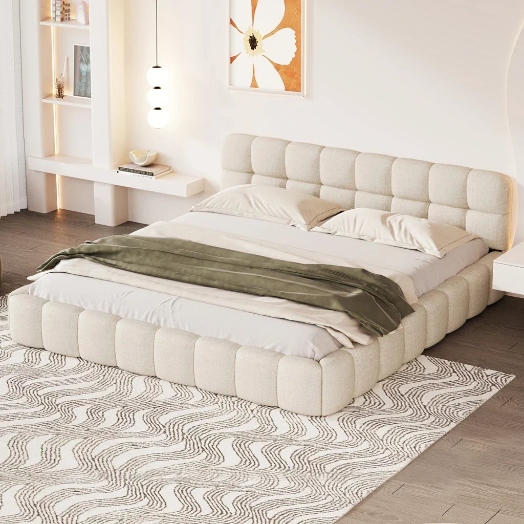 Upholstered Double Padded Bed