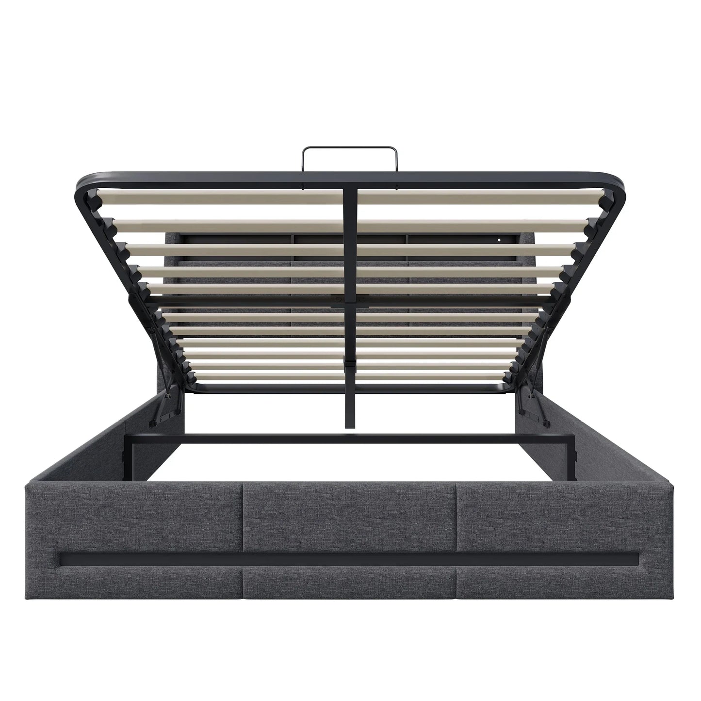 Ottoman Storage Bed with LED & USB Charging