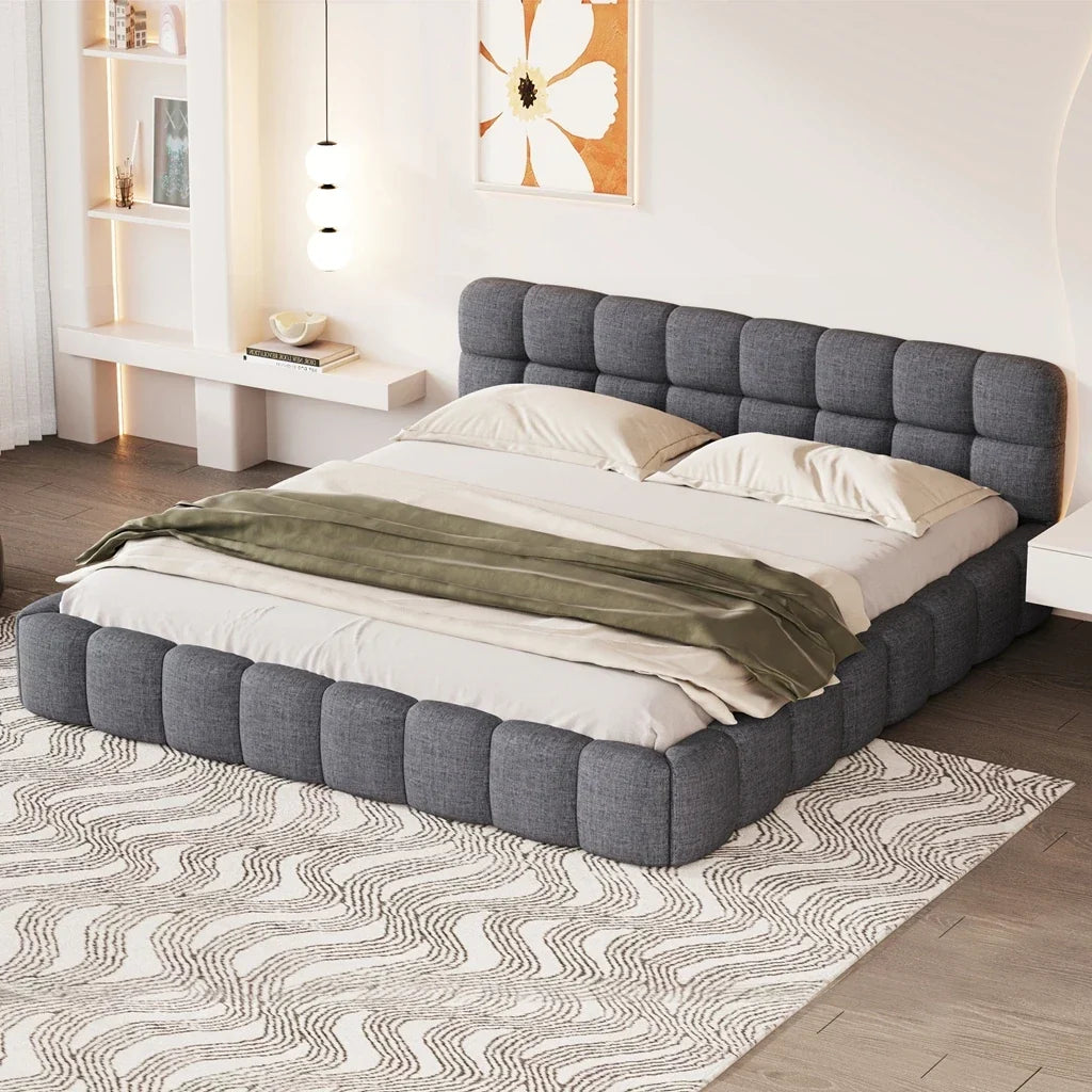 Upholstered Double Padded Bed