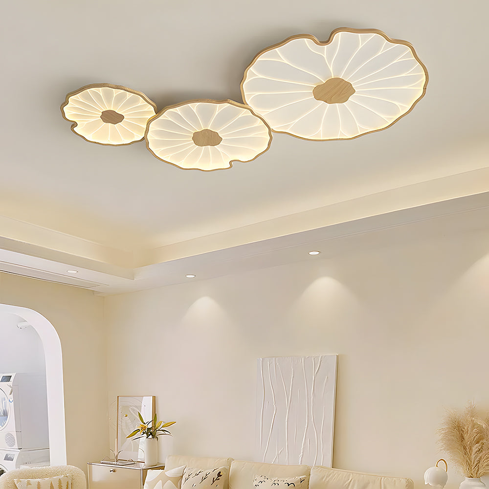 Modern Lotus Leaf Acrylic Ceiling Light