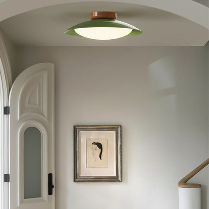 Modern Vintage Cream Iron Ceiling Light