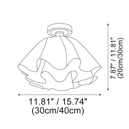Modern Acrylic Flower Ceiling Light