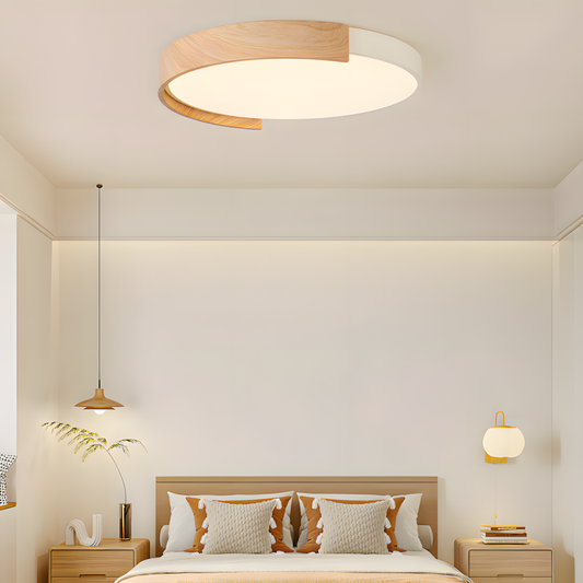 Cream Nordic Round Ceiling Light