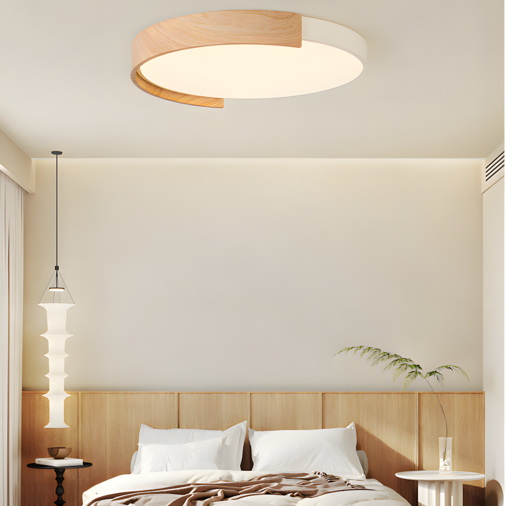 Cream Nordic Round Ceiling Light
