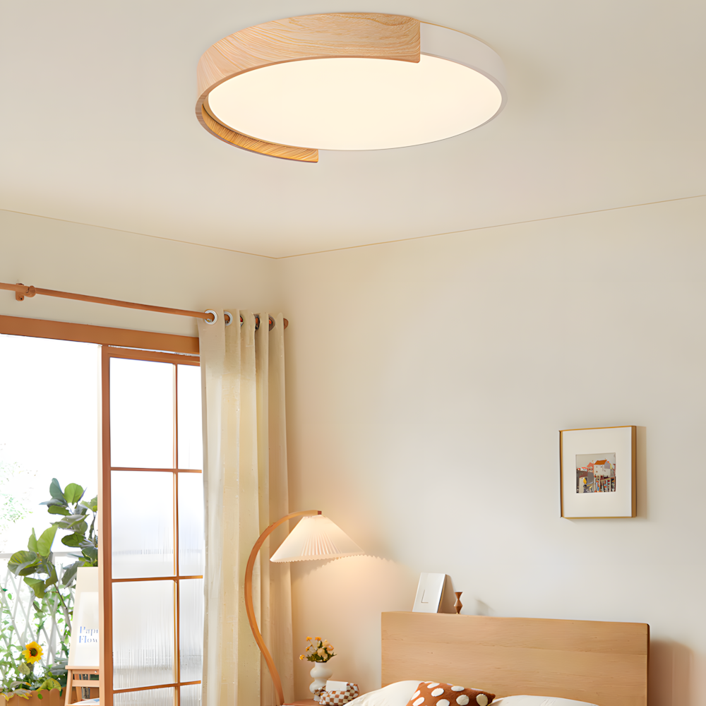 Cream Nordic Round Ceiling Light