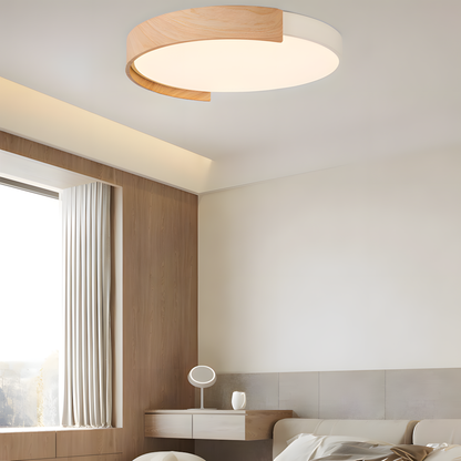 Cream Nordic Round Ceiling Light