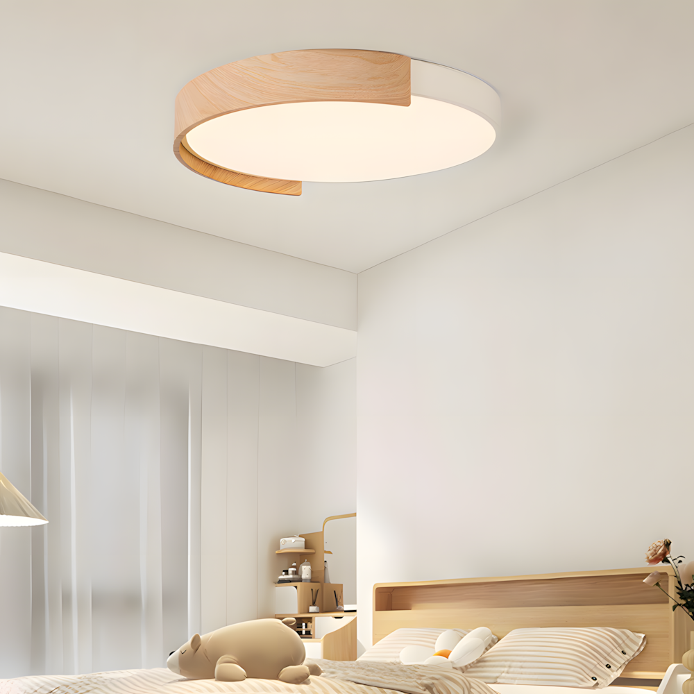 Cream Nordic Round Ceiling Light