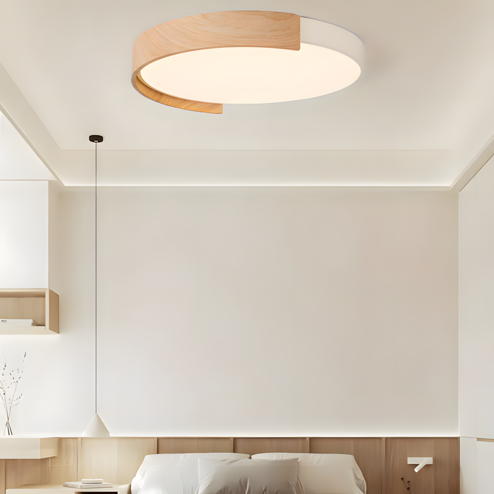 Cream Nordic Round Ceiling Light