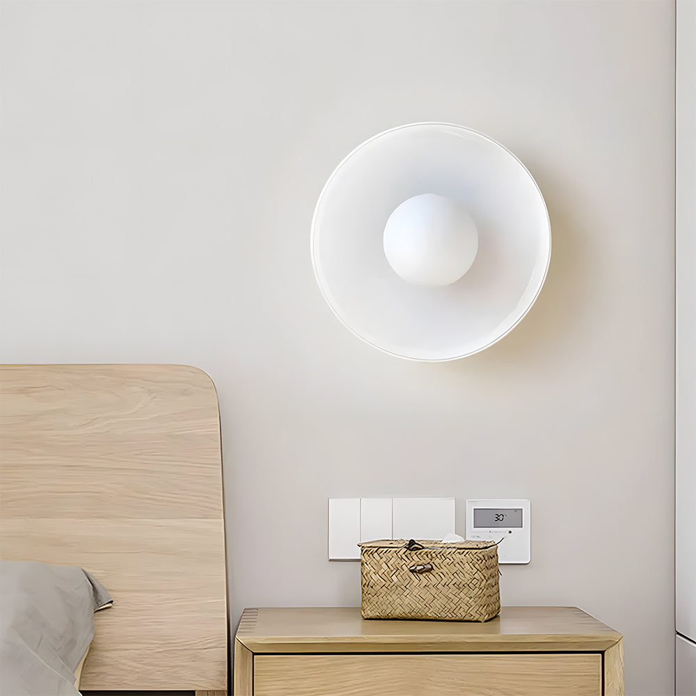 Modern Round Glass Ceiling Light