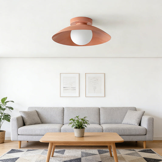 Mid-Century Flush Mount Ceiling Light