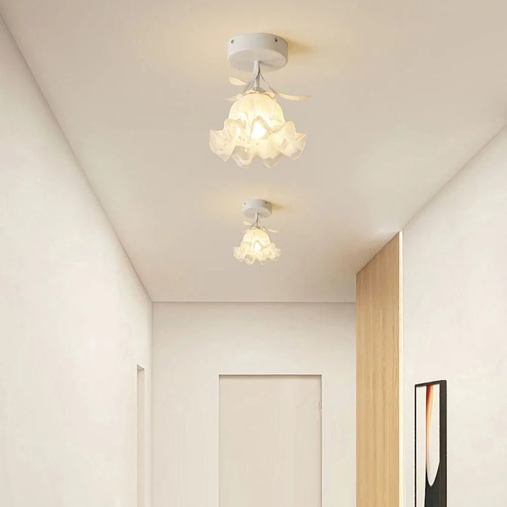 Tiffany-Style Floral Ceiling Light