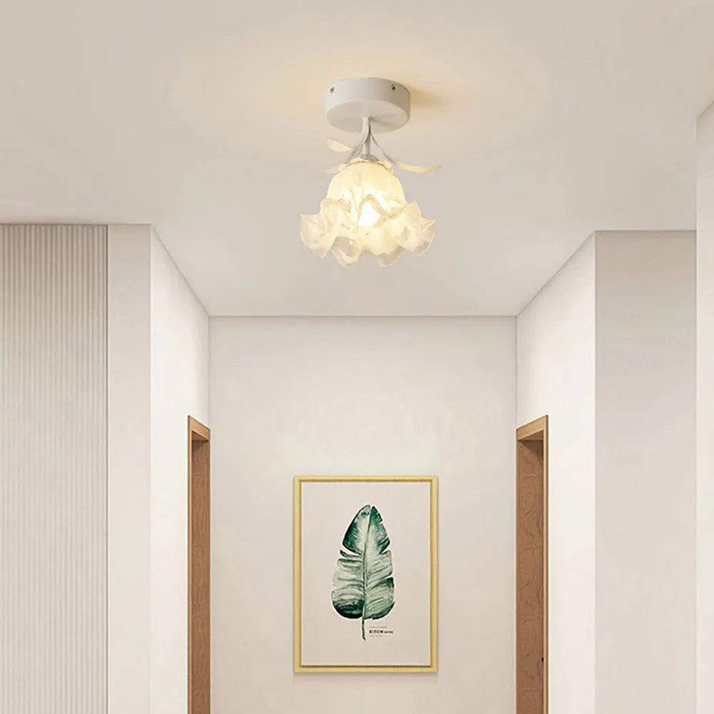 Tiffany-Style Floral Ceiling Light