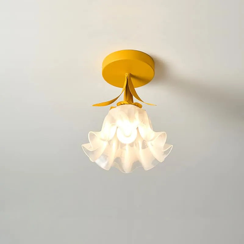 Tiffany-Style Floral Ceiling Light