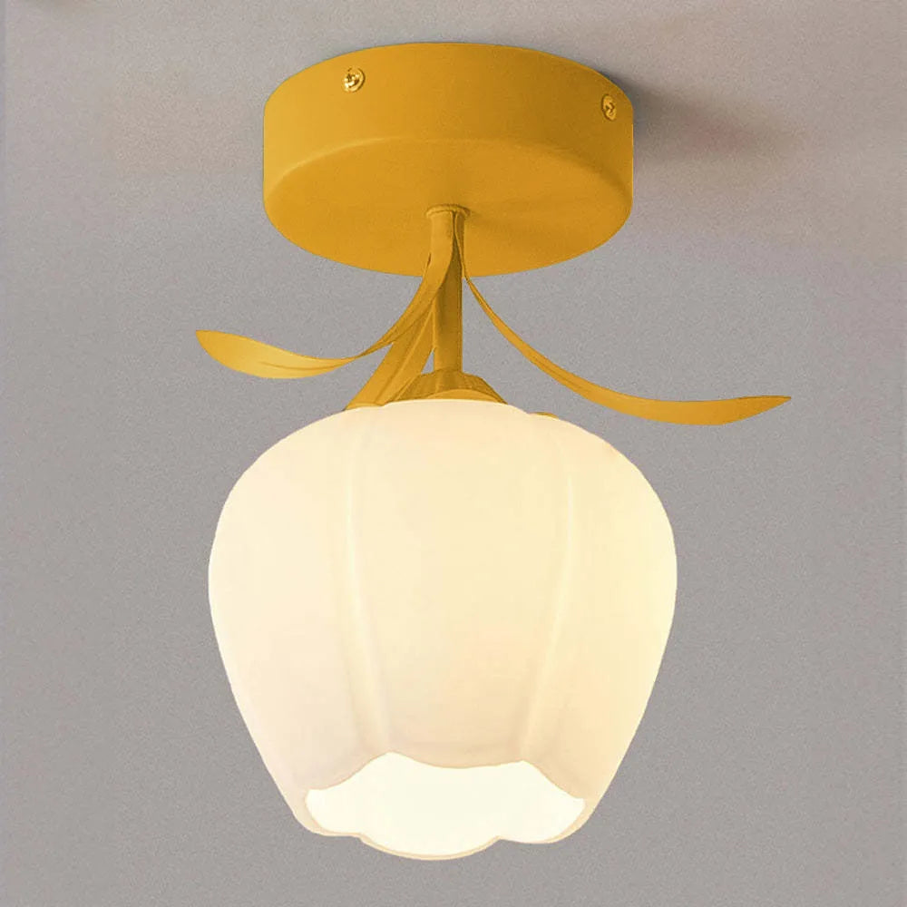 Tiffany-Style Floral Ceiling Light