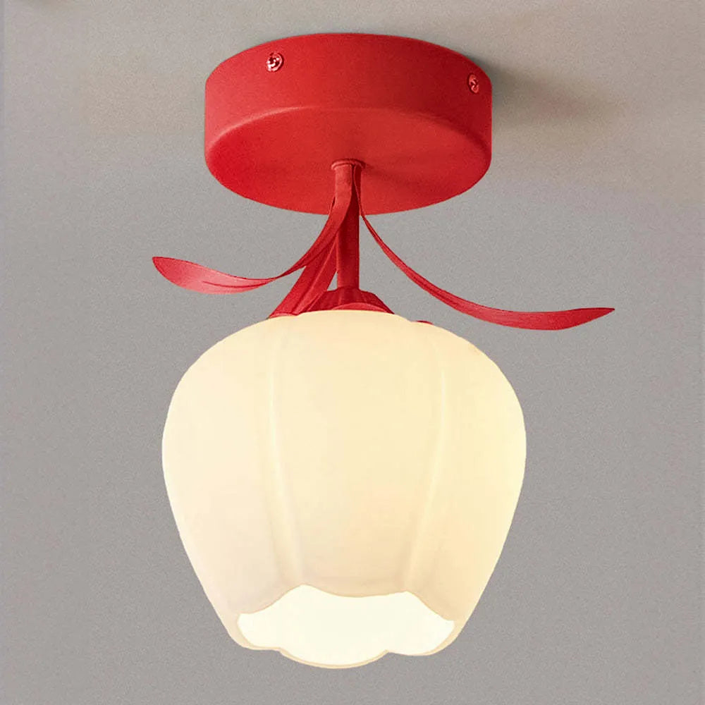 Tiffany-Style Floral Ceiling Light