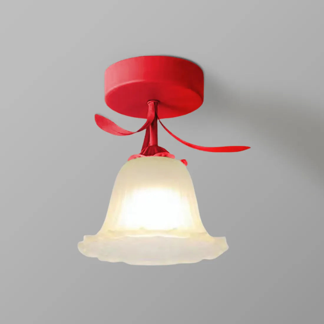 Tiffany-Style Floral Ceiling Light