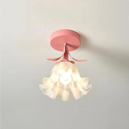Tiffany-Style Floral Ceiling Light