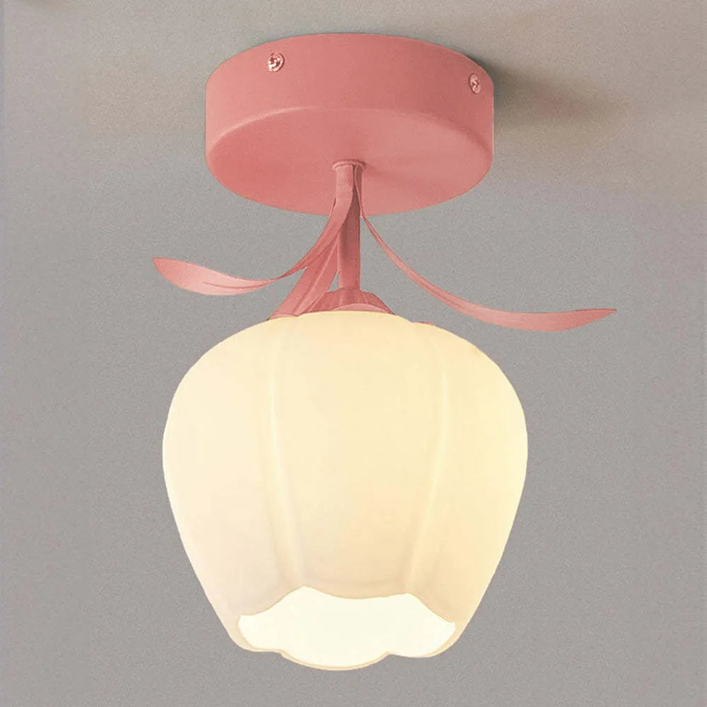 Tiffany-Style Floral Ceiling Light