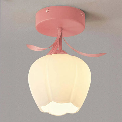 Tiffany-Style Floral Ceiling Light