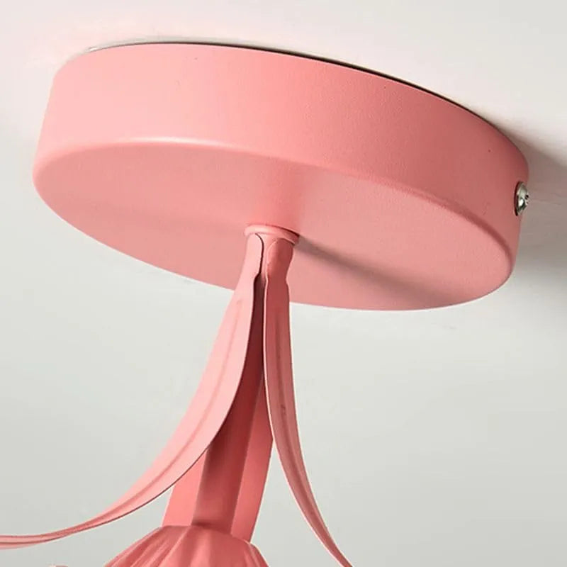 Tiffany-Style Floral Ceiling Light