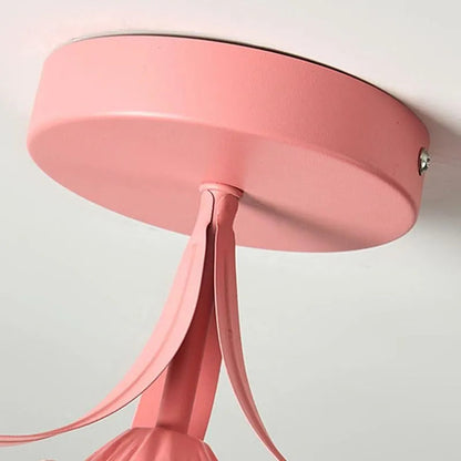 Tiffany-Style Floral Ceiling Light