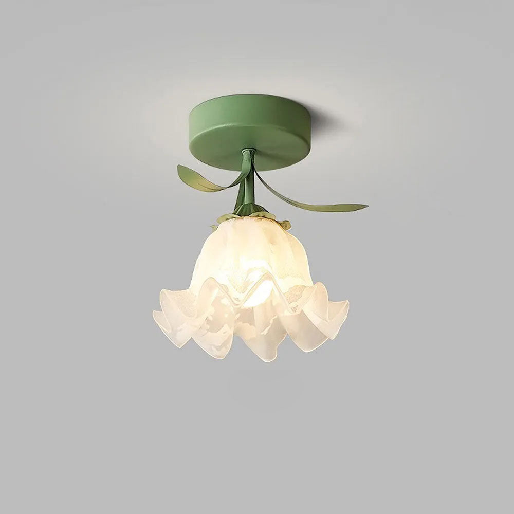 Tiffany-Style Floral Ceiling Light