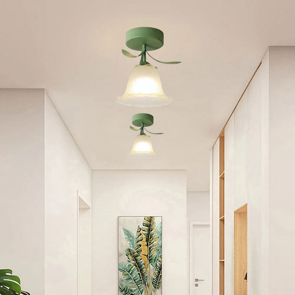 Tiffany-Style Floral Ceiling Light
