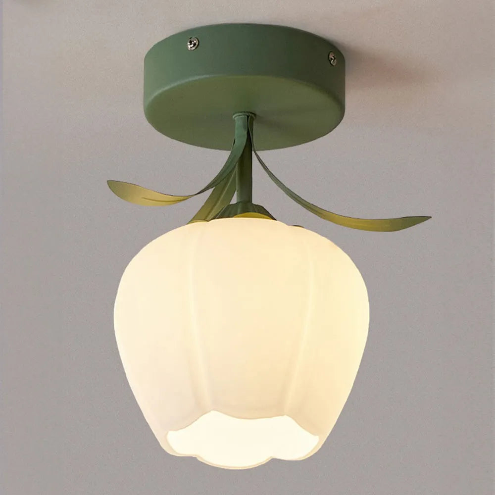 Tiffany-Style Floral Ceiling Light