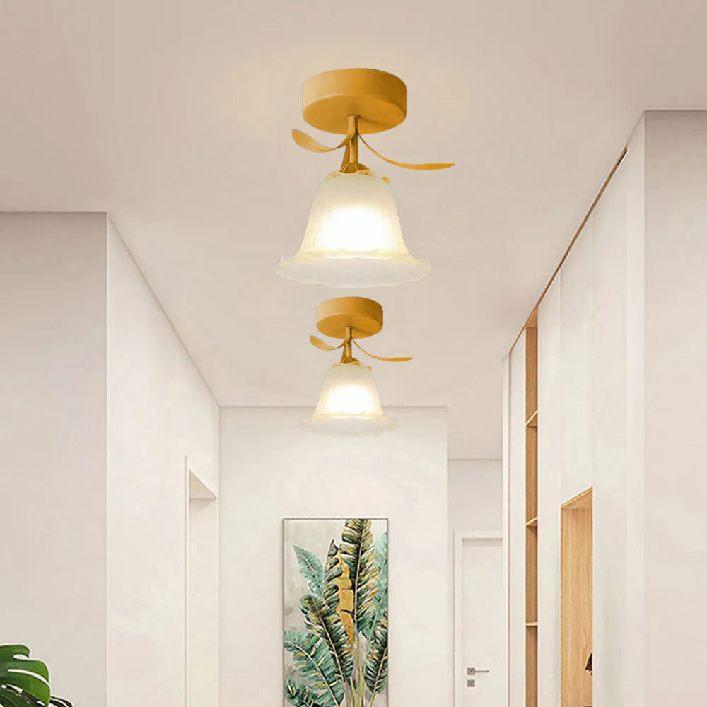 Tiffany-Style Floral Ceiling Light