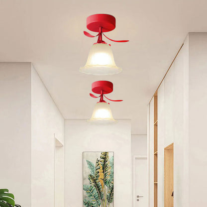 Tiffany-Style Floral Ceiling Light