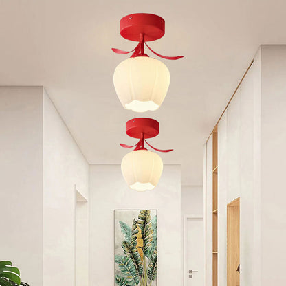 Tiffany-Style Floral Ceiling Light