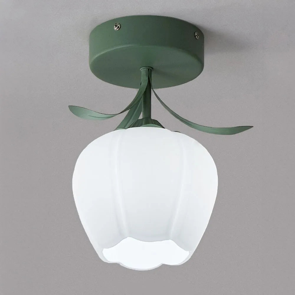 Tiffany-Style Floral Ceiling Light