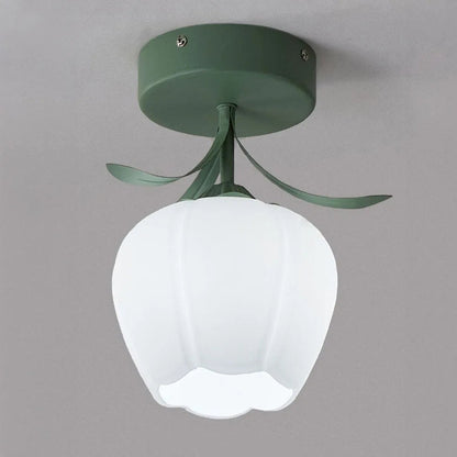 Tiffany-Style Floral Ceiling Light