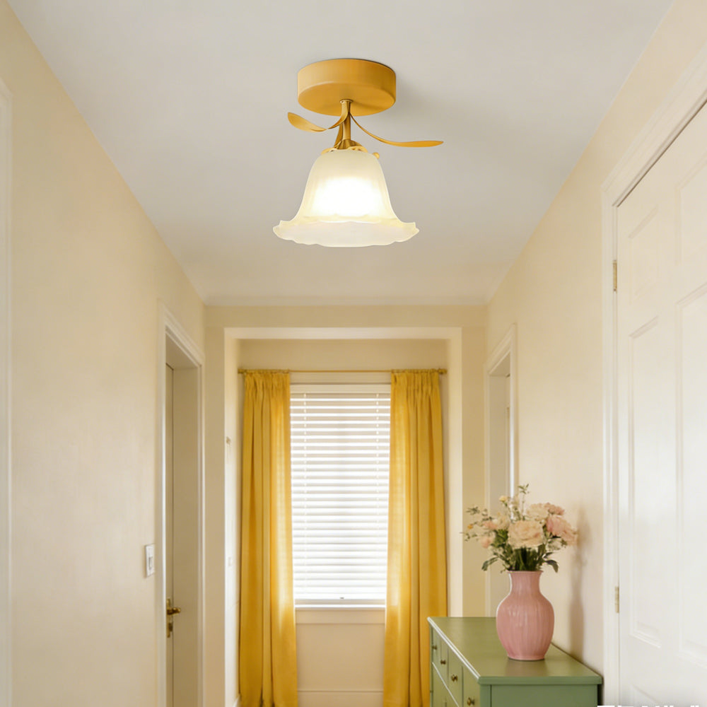 Tiffany-Style Floral Ceiling Light