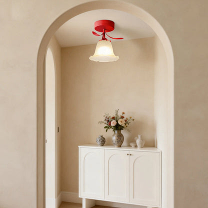 Tiffany-Style Floral Ceiling Light