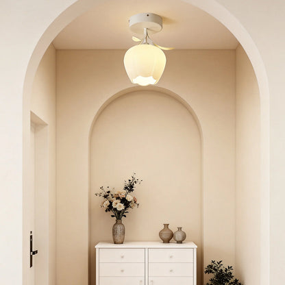 Tiffany-Style Floral Ceiling Light