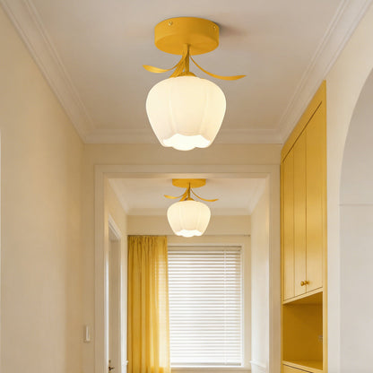 Tiffany-Style Floral Ceiling Light