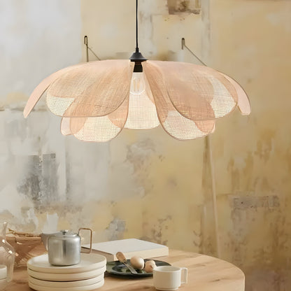 Hand-Woven Rattan Ceiling Light