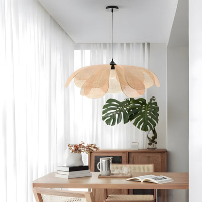Hand-Woven Rattan Ceiling Light