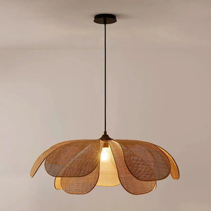 Hand-Woven Rattan Ceiling Light